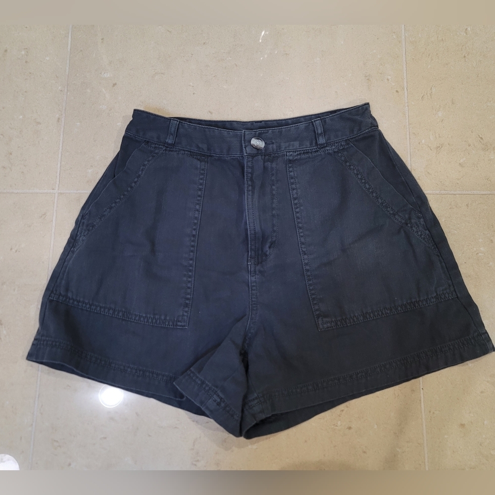 Universal Thread Black High Waist Utility Shorts